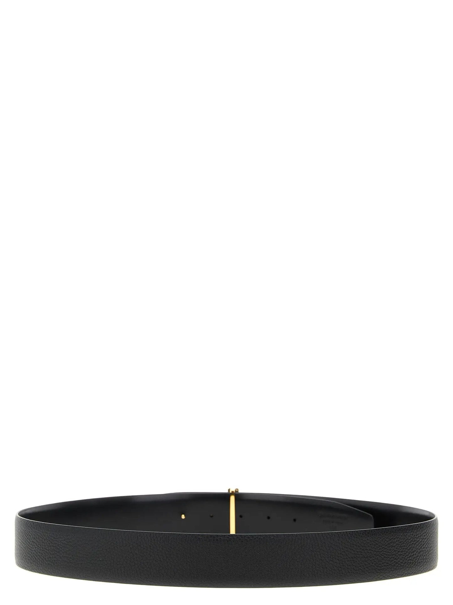 Tom Ford Black Calfskin Regular Belt