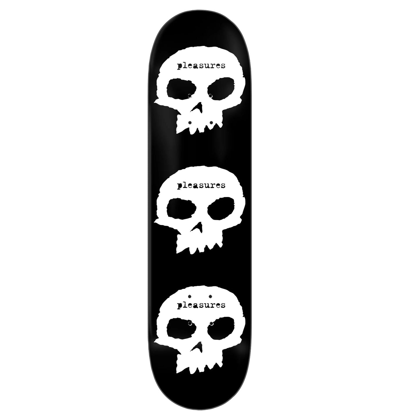 Zero Pleasures Skulls Skateboard Deck - 8.25″