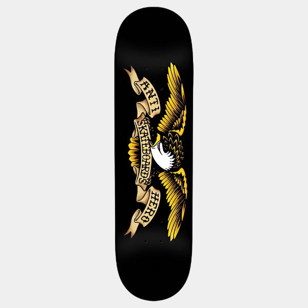 Anti Hero Skateboards Eagle DBX Basalt Deck 8.5" Black