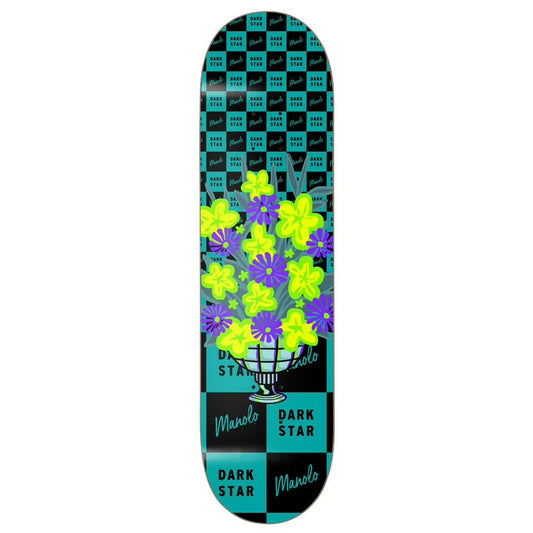 Darkstar Skateboard Deck Manolo Robles Flowers R7 8.0" x 31.6"
