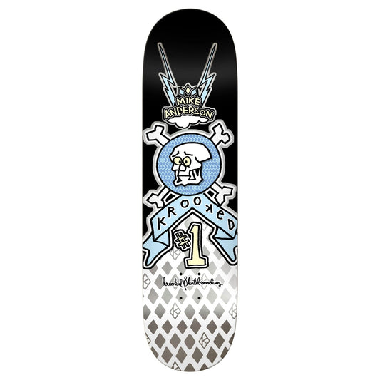 Krooked Skateboard Deck Manderson Redux 8.38" x 32"