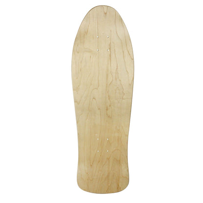 Moose Old School Deck 10" x 30" Stained Blue with Griptape