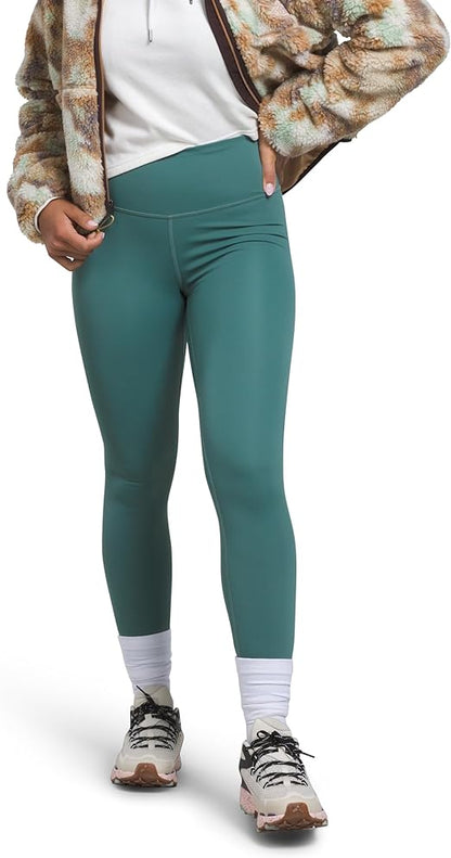 The North Face - Elevation 7/8 Legging - Women's - Lime Cream Grit Texture Print