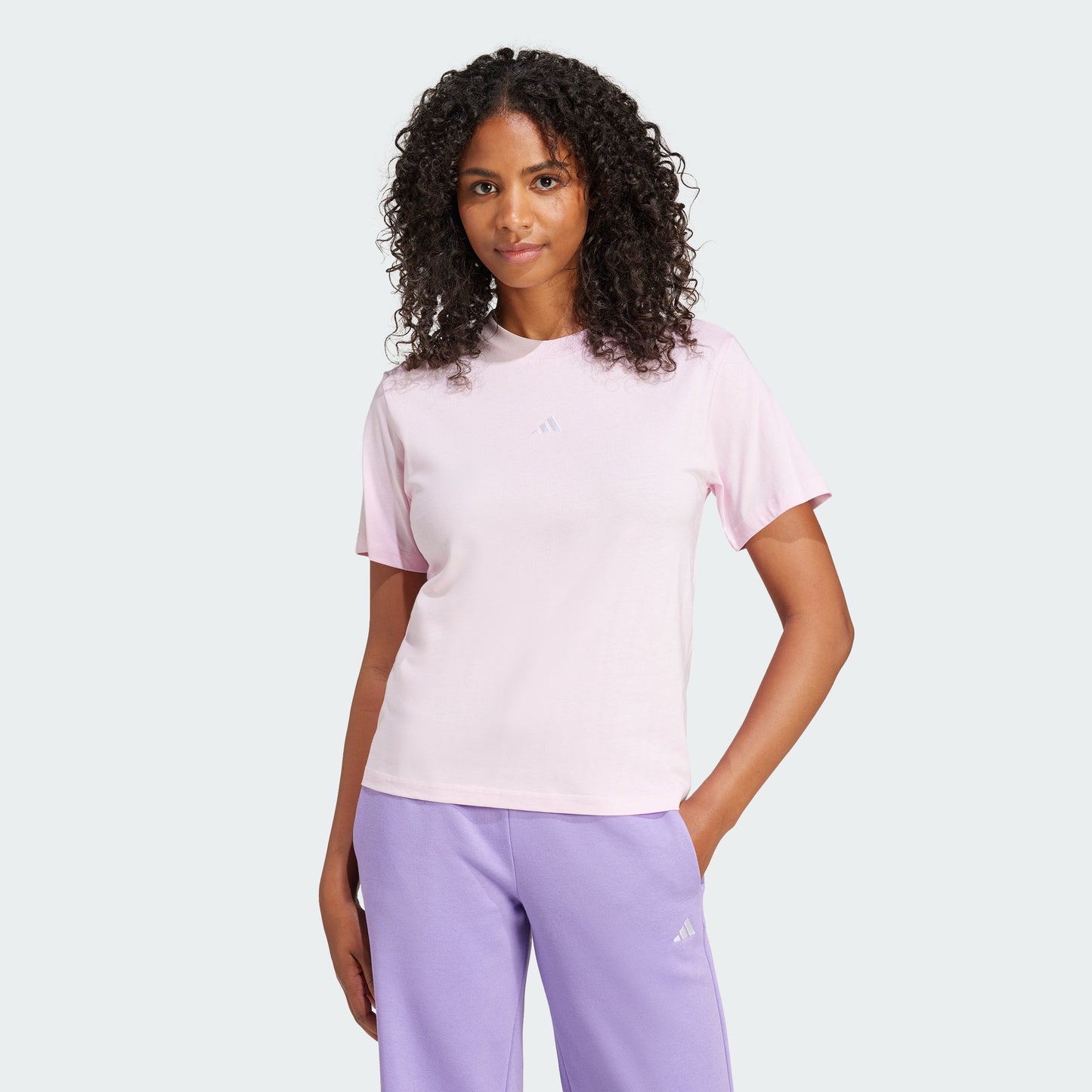 Women's adidas Essentials Small Logo Cotton Tee