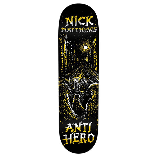 Anti Hero Skateboard Deck Nick Matthews Fireside 8.5" x 32.18"