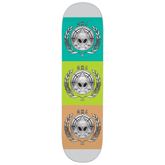 Alien Workshop Skateboard Deck AWOL Chrome 8.5" x 32.5"