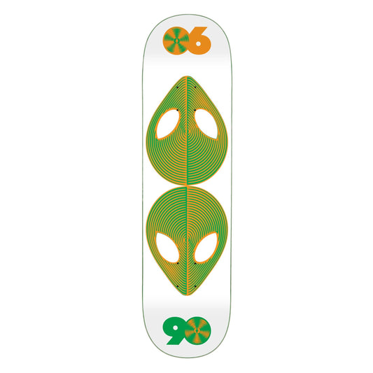 Alien Workshop Skateboard Deck Scanner Twin Tail White 8.375" x 32.25"
