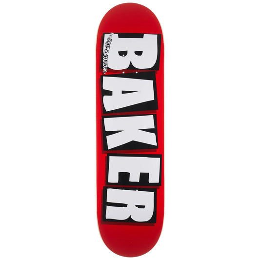 Baker Deck Brand Logo Red/White 8.625" x 32"