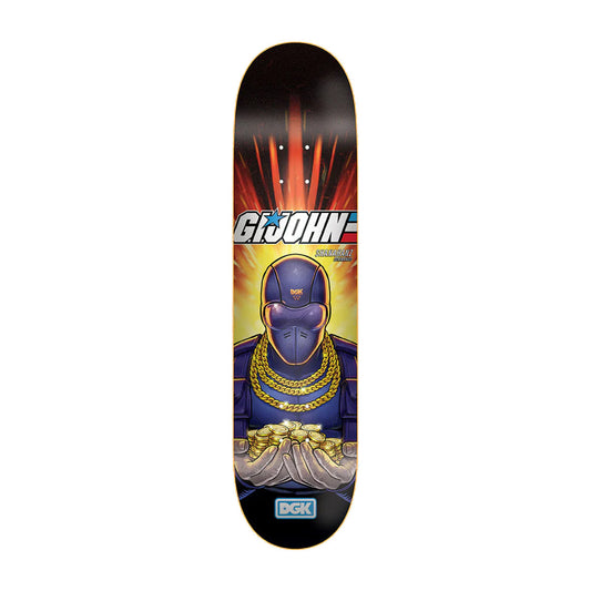 DGK Skateboard Deck John Shanahan Snake 8.06 x 31.2"