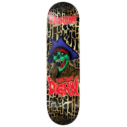Heroin Skateboard Deck Dalton Dern KO2 Pirate 8.75" x 32.25"
