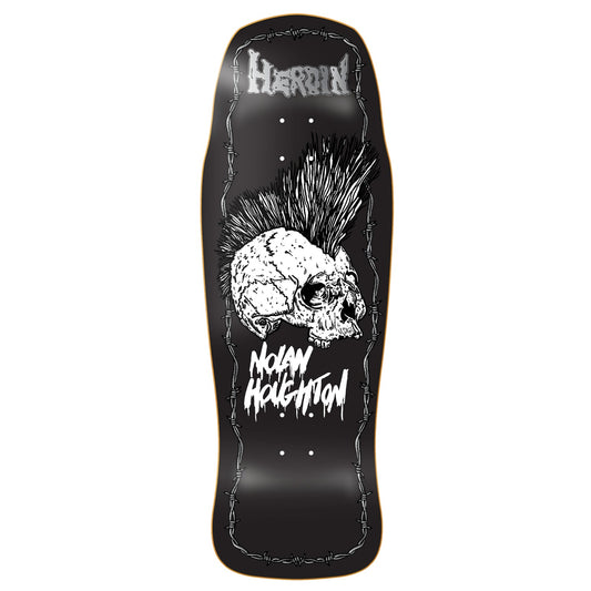 Heroin Skateboard Deck Nolan Houghton KO2 Skull 10.25" x 30.5"