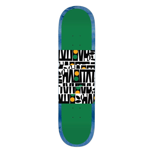Habitat Skateboard Deck Artisan Apex Stacked Green 8.375" x 32.125"