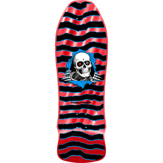 Powell Peralta Skateboard Deck Geegah Ripper Red Foil Old School Reissue