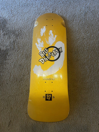 Madrid Skateboard Deck Bill Danforth Skateboarding Hall of Fame 9.25" x 29.62"