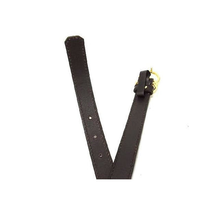 Gucci GG Marmont Leather Gold Hardware Belt Size 42 Brown