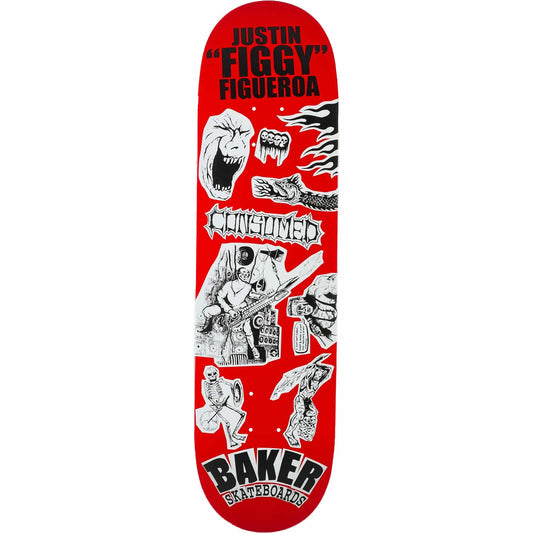 Baker Figgy Divine Evil Skateboard Deck 8.38"
