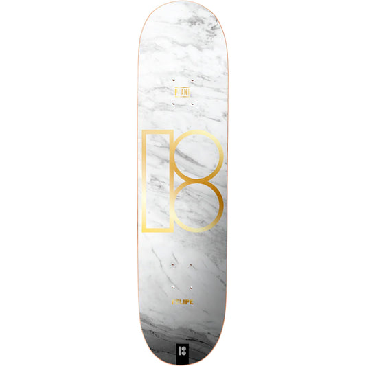 Plan B White Marble Gustavo Twin Skateboard Deck 8"