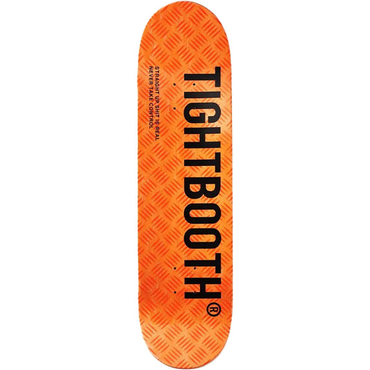 Tightbooth CP Logo Orange Skateboard Deck 8.125"